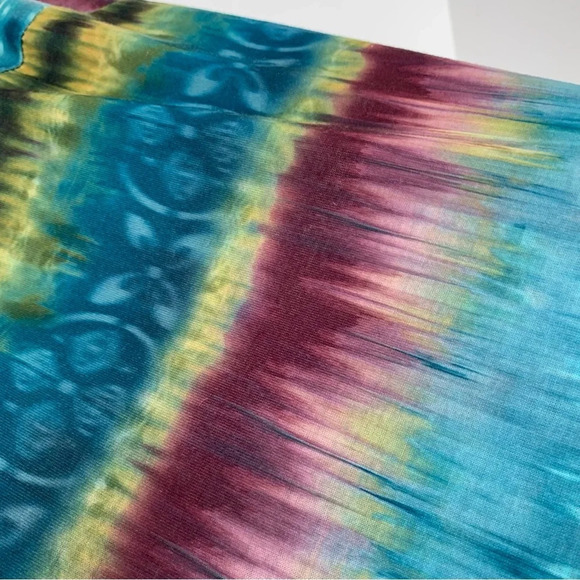 Womans Coverup 3X Tie Cinched Waist Lightweight Short Flare Sleeve Above Knee - Picture 5 of 12